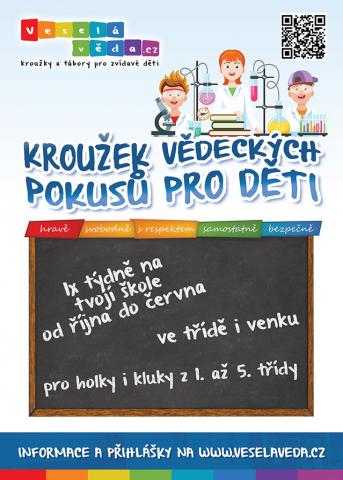 Veselá věda - leták na kroužek