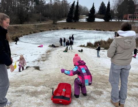 Zimní radovánky 1.B a 9.B