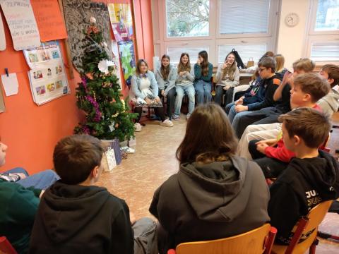 Vánoční besídka  7. D