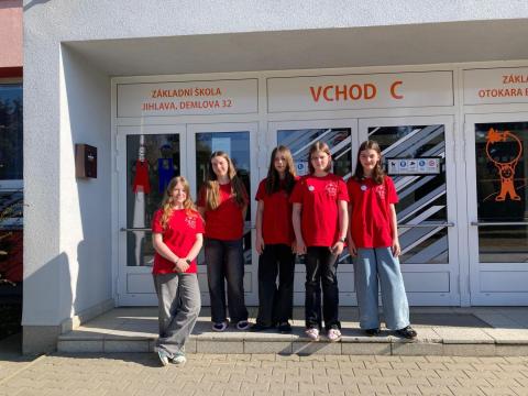 Zástupci organizačního týmu na ZŠ Demlova 