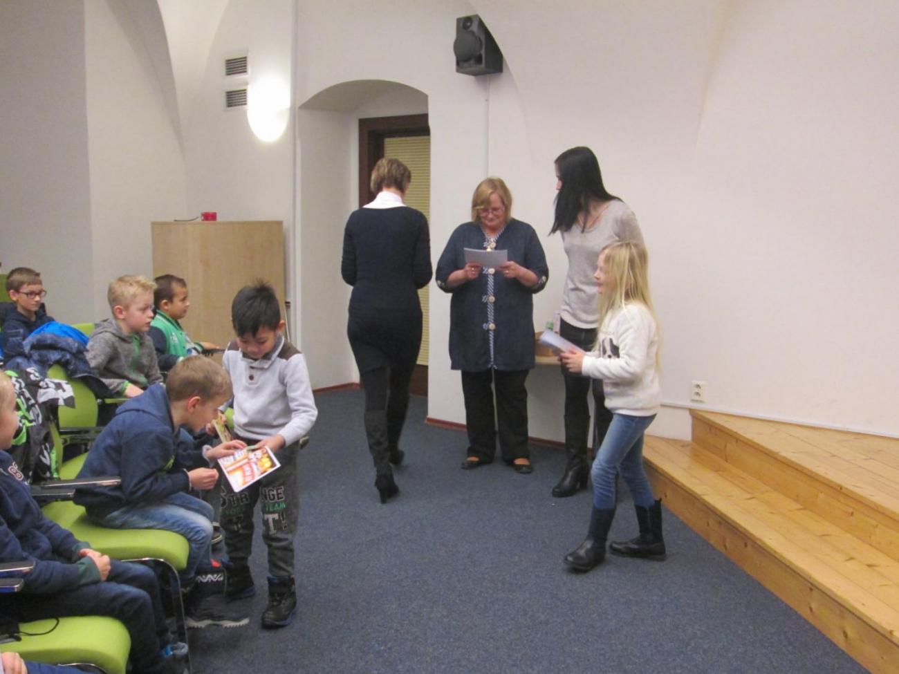Slavnostní pasování žáků z 1.A na čtenáře
