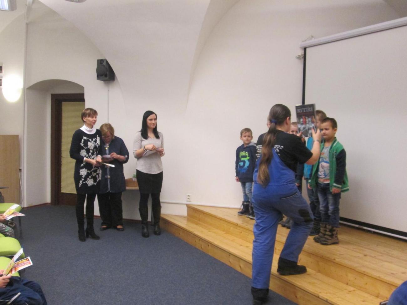 Slavnostní pasování žáků z 1.A na čtenáře