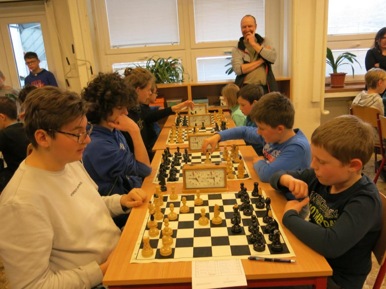 Okresní přebor školních týmů v šachu ve školním roce 2022/2023