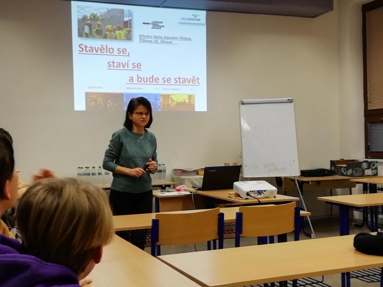 Exkurze na Střední škole stavební Jihlava