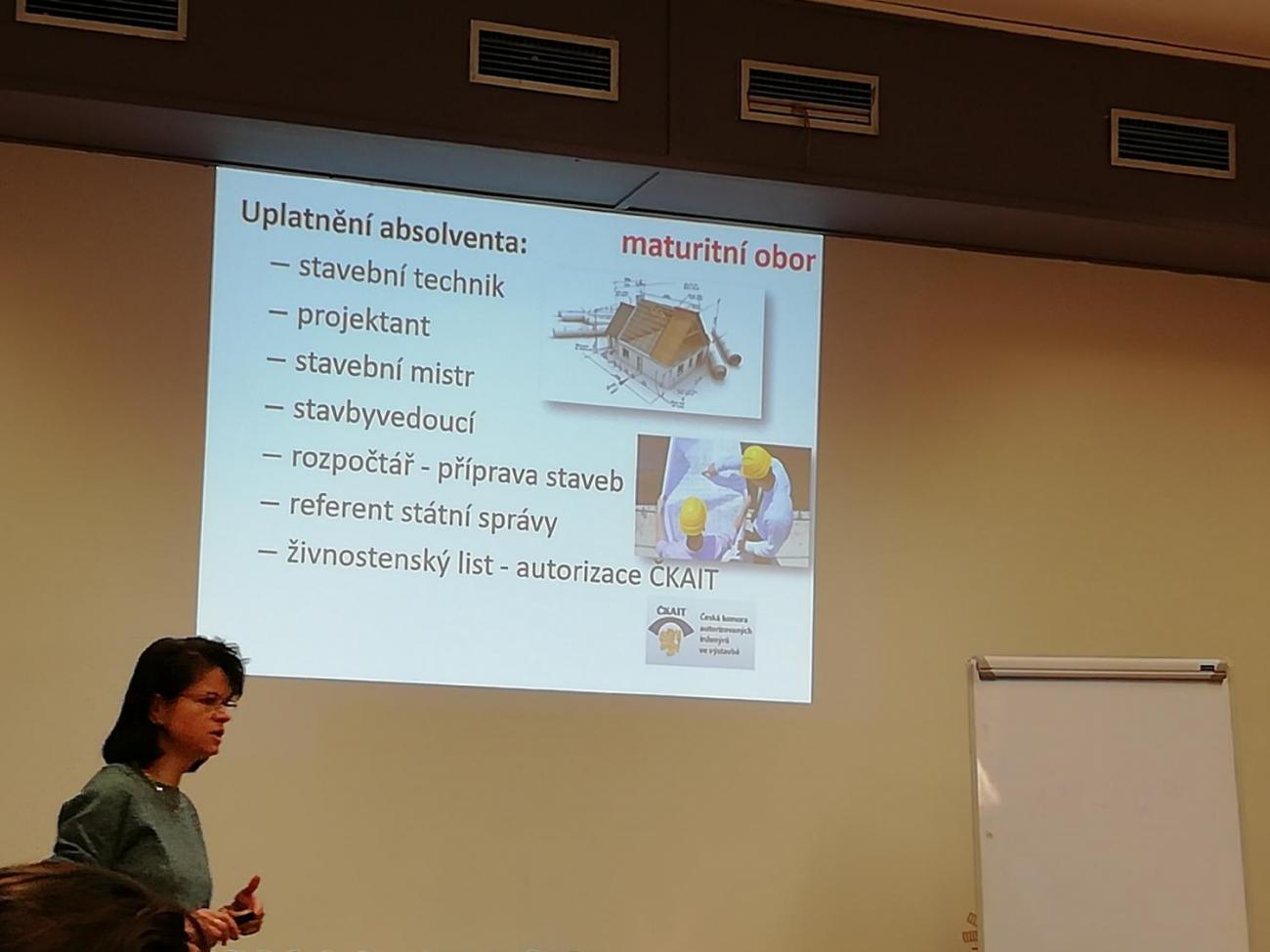 Exkurze na Střední škole stavební Jihlava