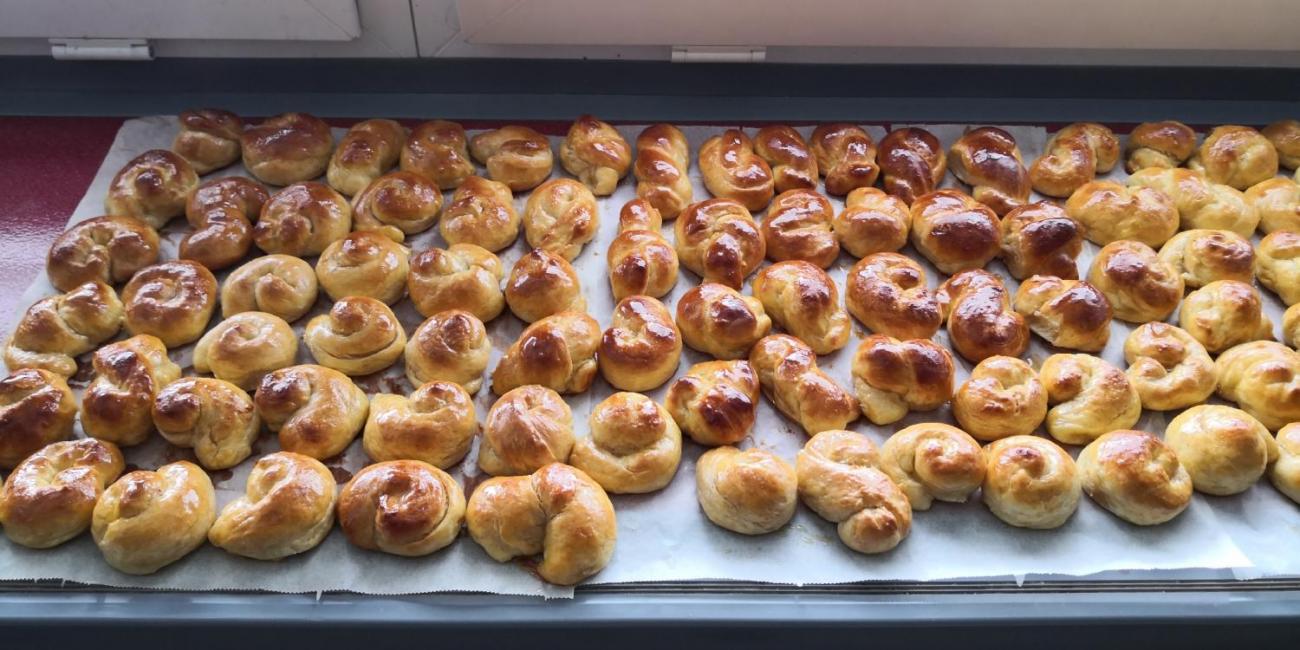 Pečení velikonočních jidášů  2.A