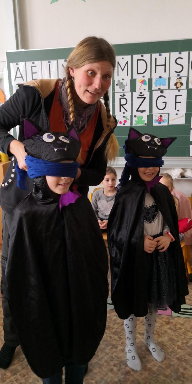 Netopýři ve škole  1.A