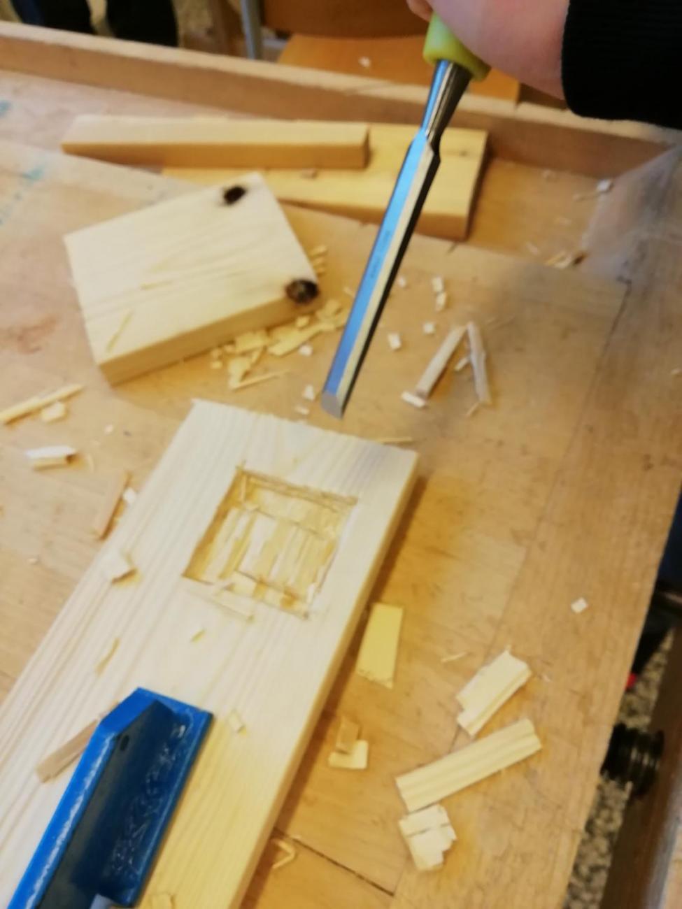 Seminář světa práce – dlabání, 9. ročník