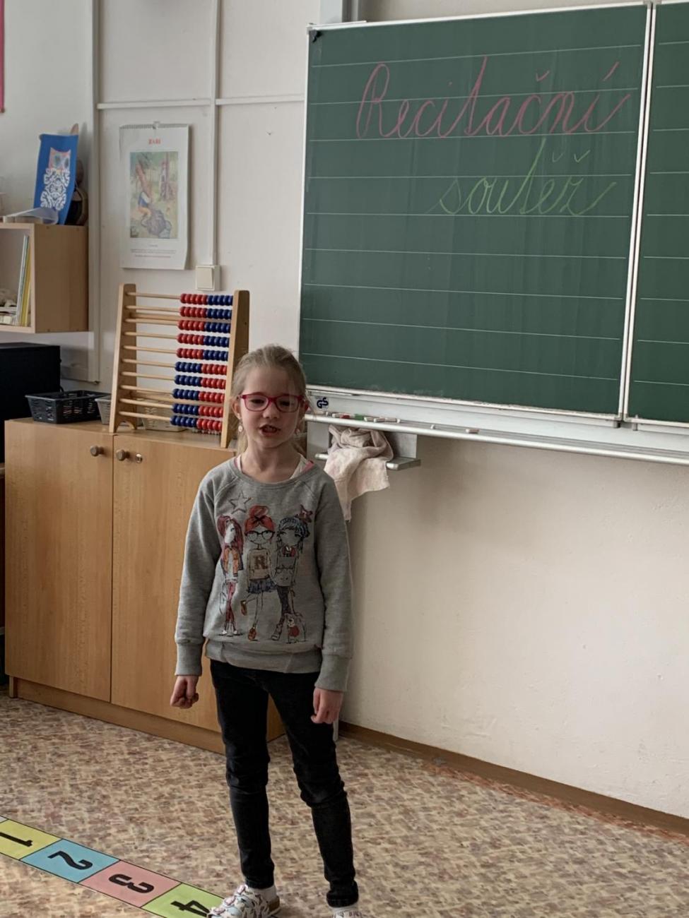 Recitační soutěž  1. - 3. ročník