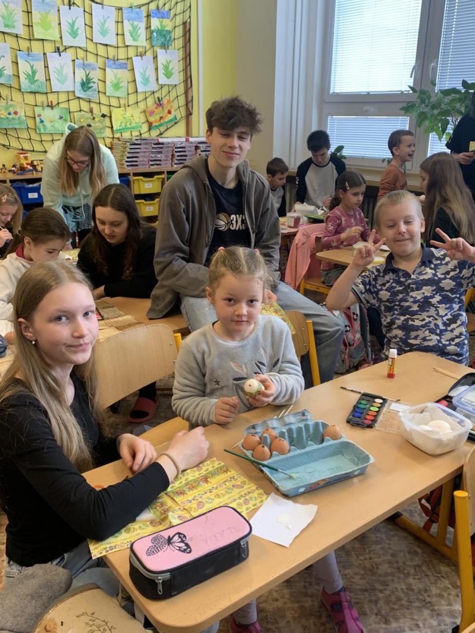 Velikonoční tvoření 1.B a 9.B