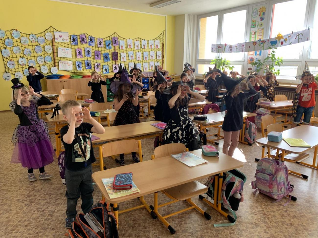 Čarodějnický den  1.A, 1.B, 1.C