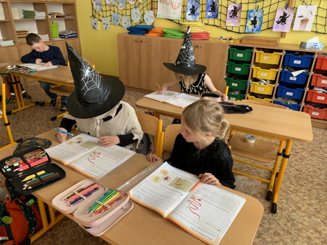 Čarodějnický den  1.A, 1.B, 1.C