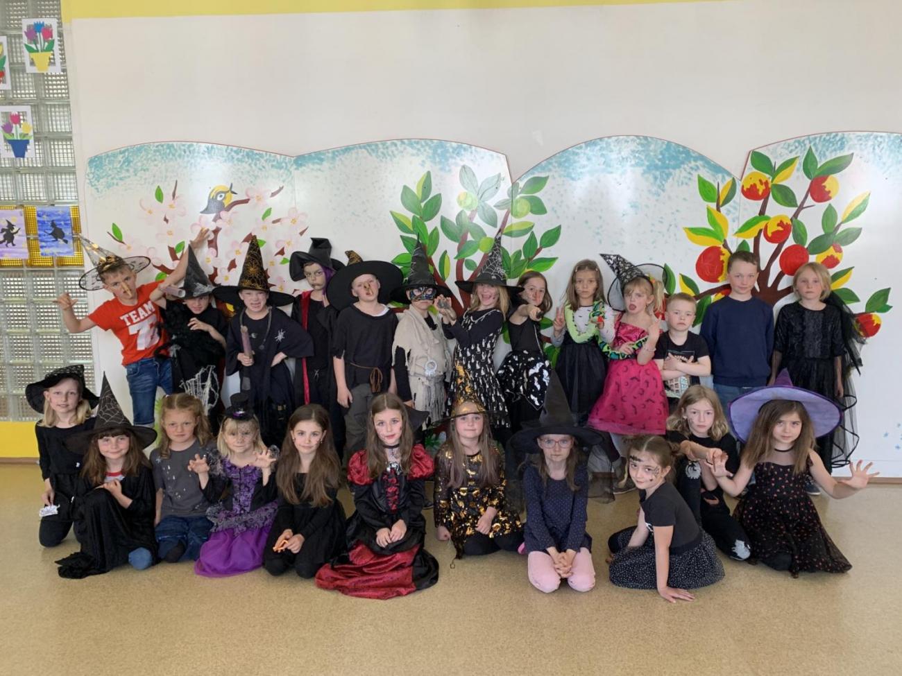 Čarodějnický den  1.A, 1.B, 1.C