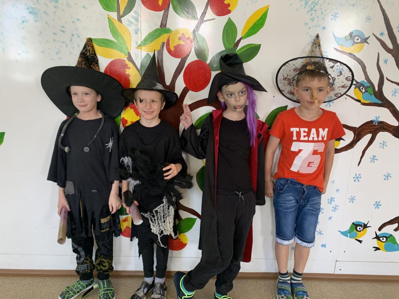 Čarodějnický den  1.A, 1.B, 1.C