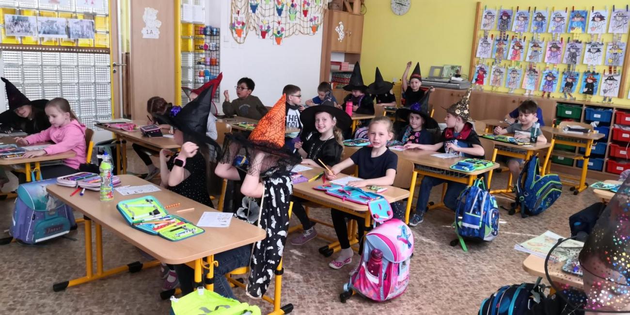 Čarodějnický den  1.A, 1.B, 1.C