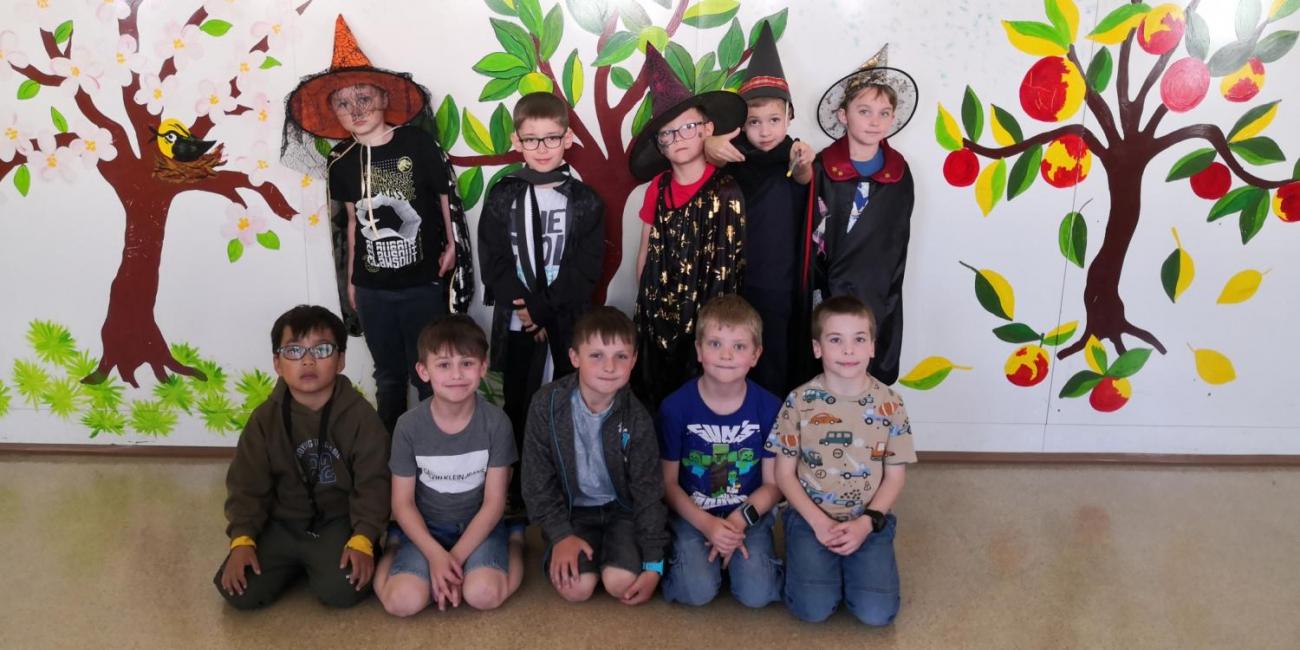 Čarodějnický den  1.A, 1.B, 1.C