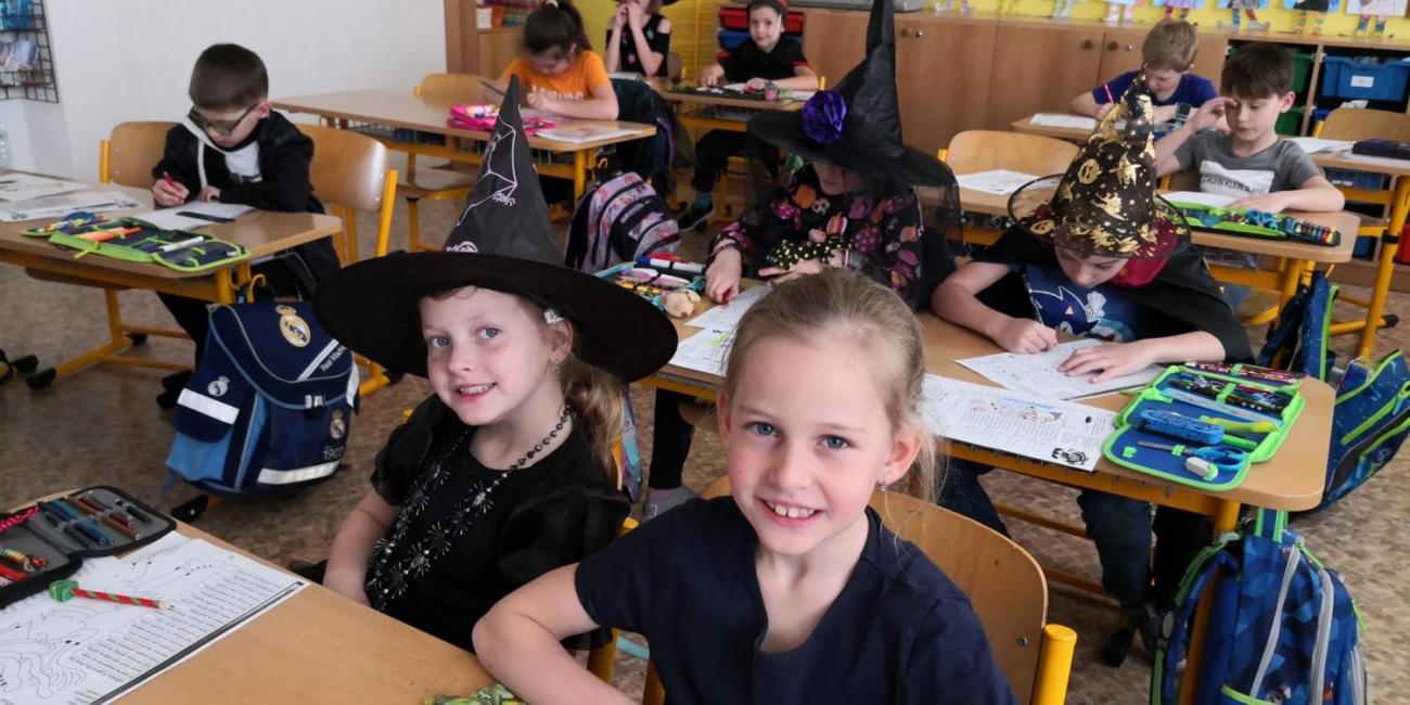 Čarodějnický den  1.A, 1.B, 1.C