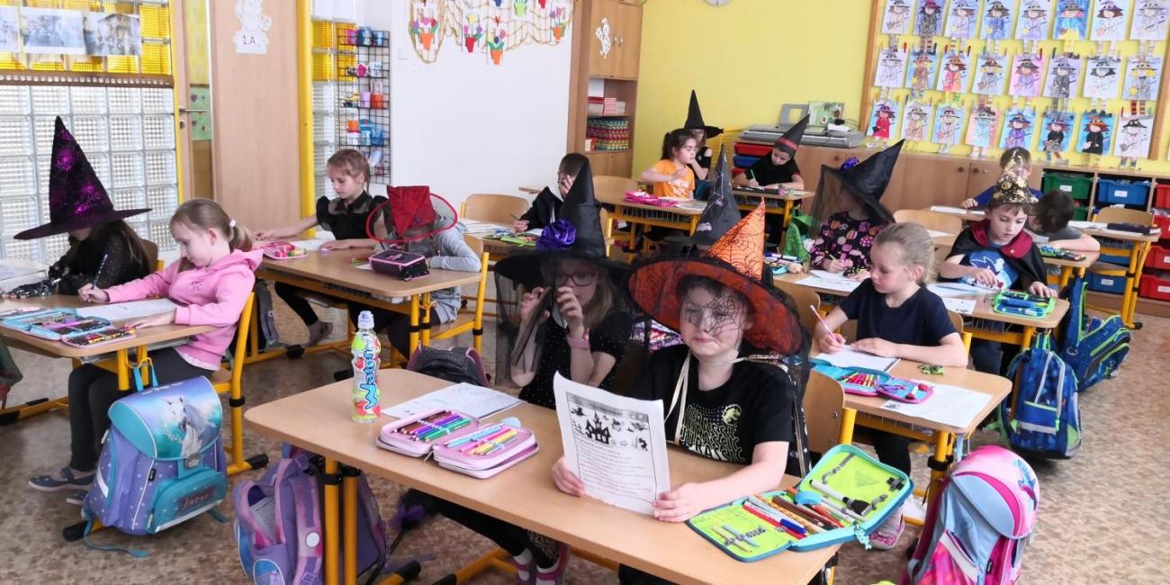 Čarodějnický den  1.A, 1.B, 1.C