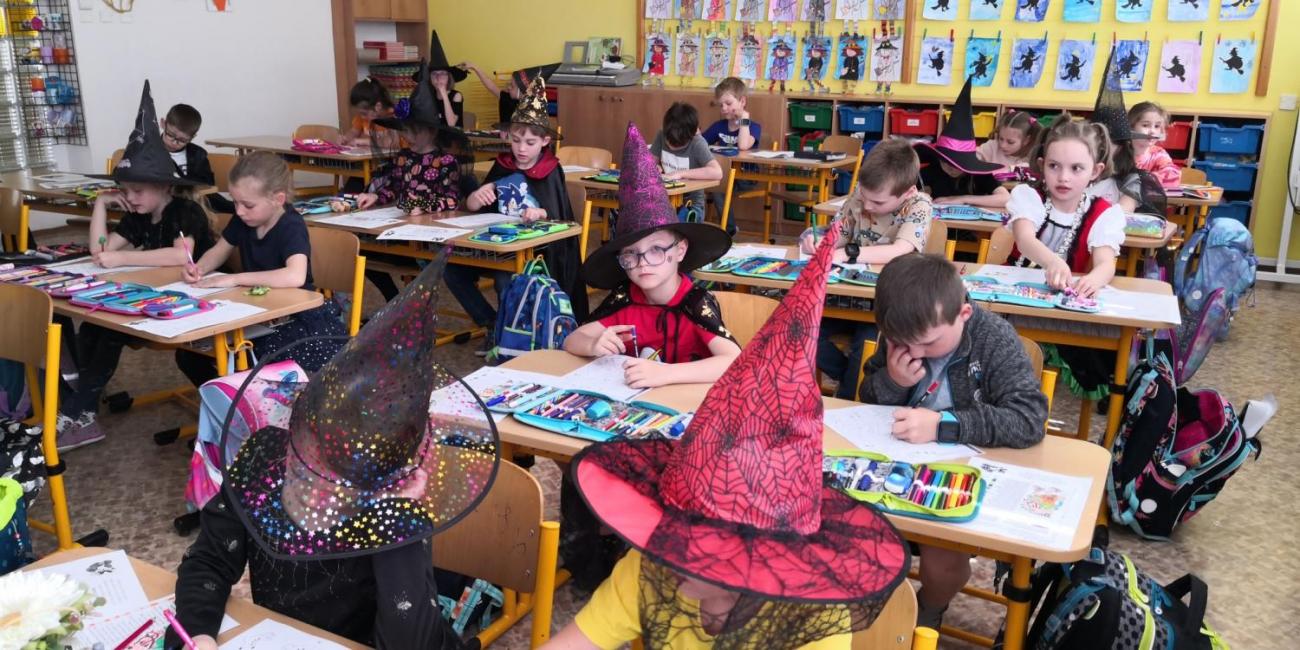 Čarodějnický den  1.A, 1.B, 1.C