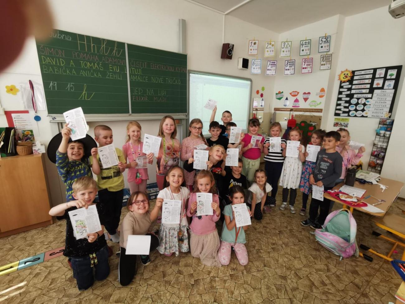 Čarodějnický den  1.A, 1.B, 1.C