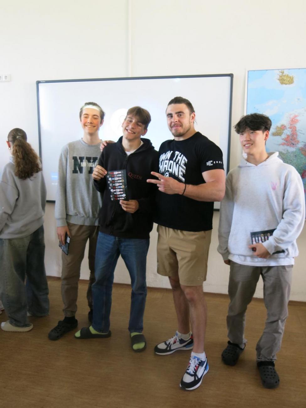 Beseda s hráčem amerického fotbalu