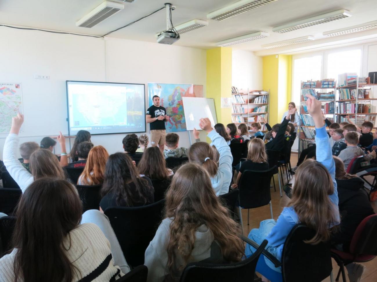 Beseda s hráčem amerického fotbalu