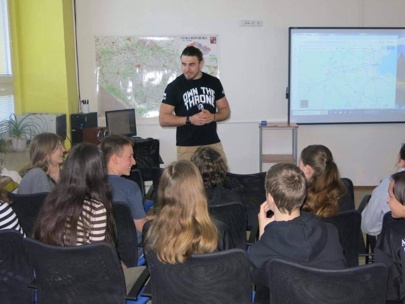 Beseda s hráčem amerického fotbalu