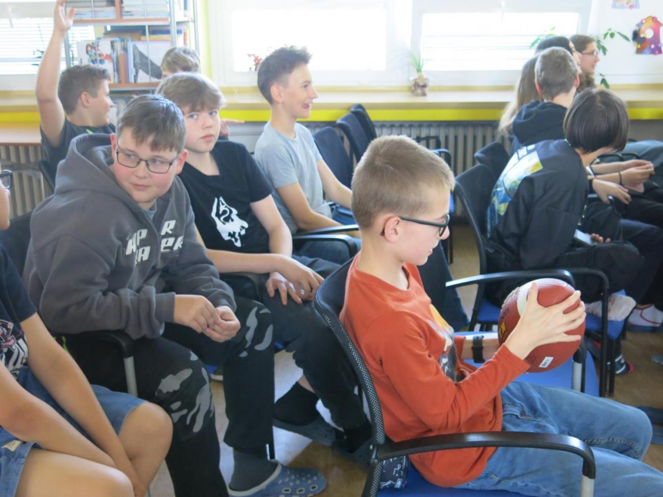 Beseda s hráčem amerického fotbalu