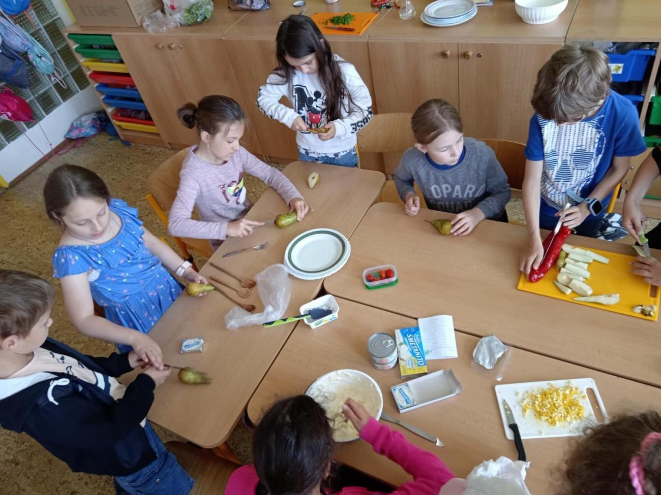 Příprava svačiny  2.B