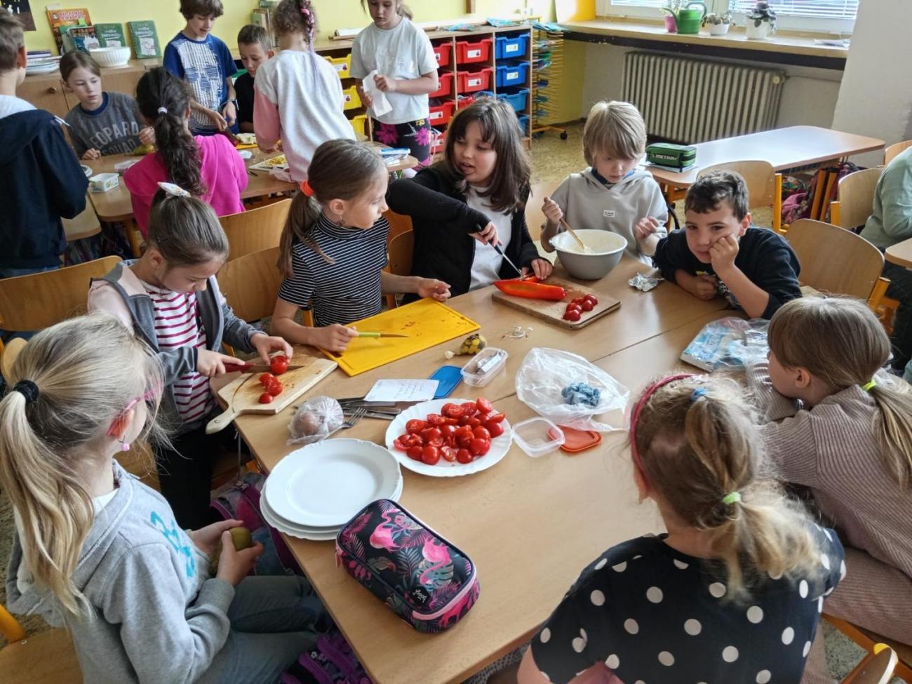 Příprava svačiny  2.B