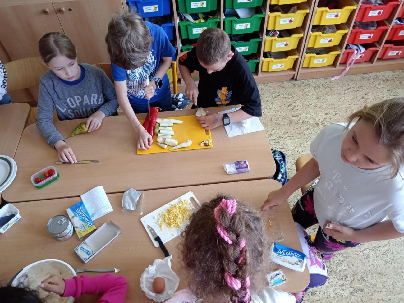 Příprava svačiny  2.B