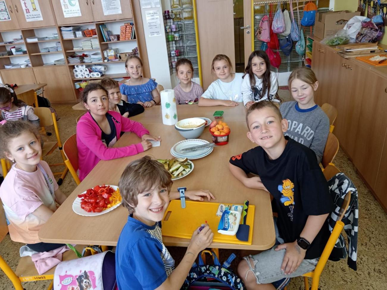 Příprava svačiny  2.B