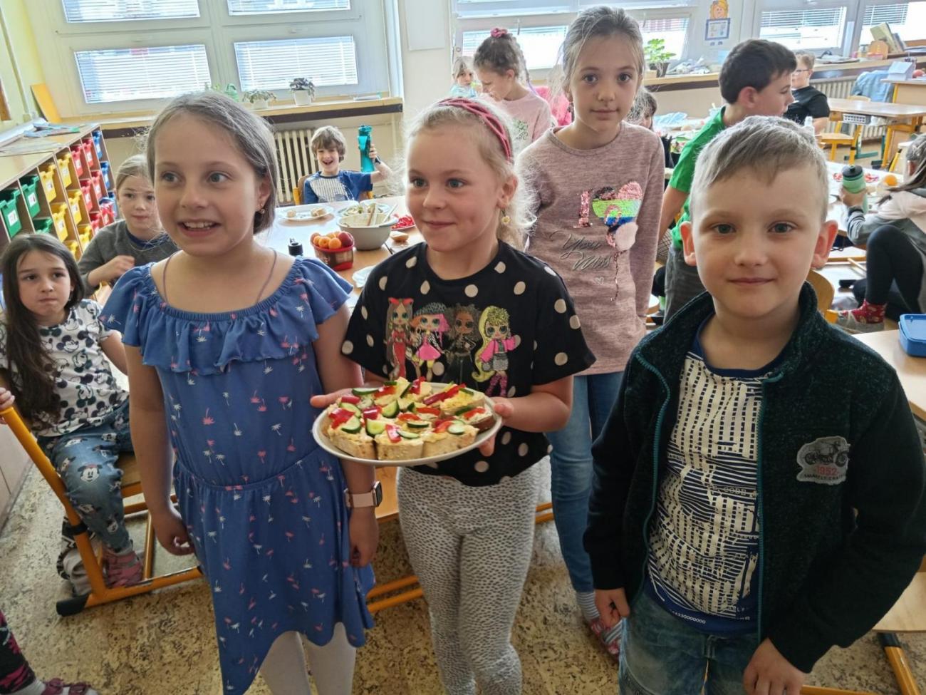 Příprava svačiny  2.B