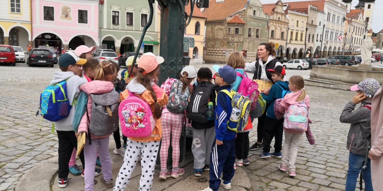 Výlet do Telče za dračím vejcem  1.A