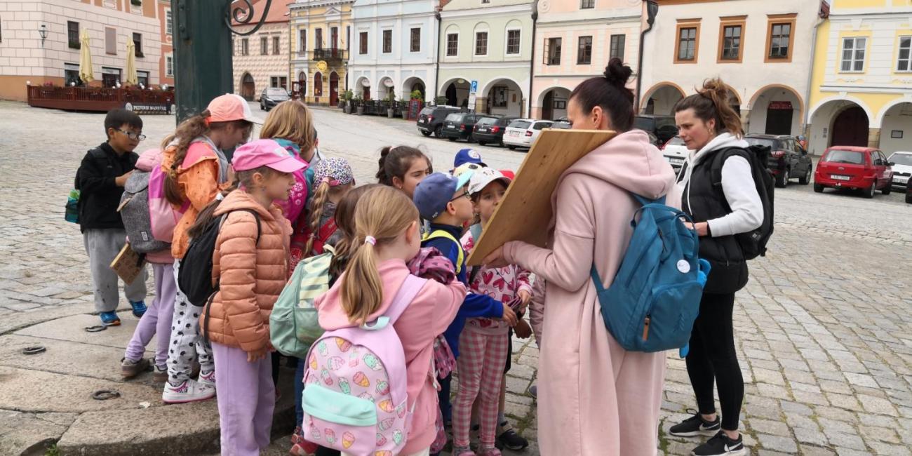 Výlet do Telče za dračím vejcem  1.A