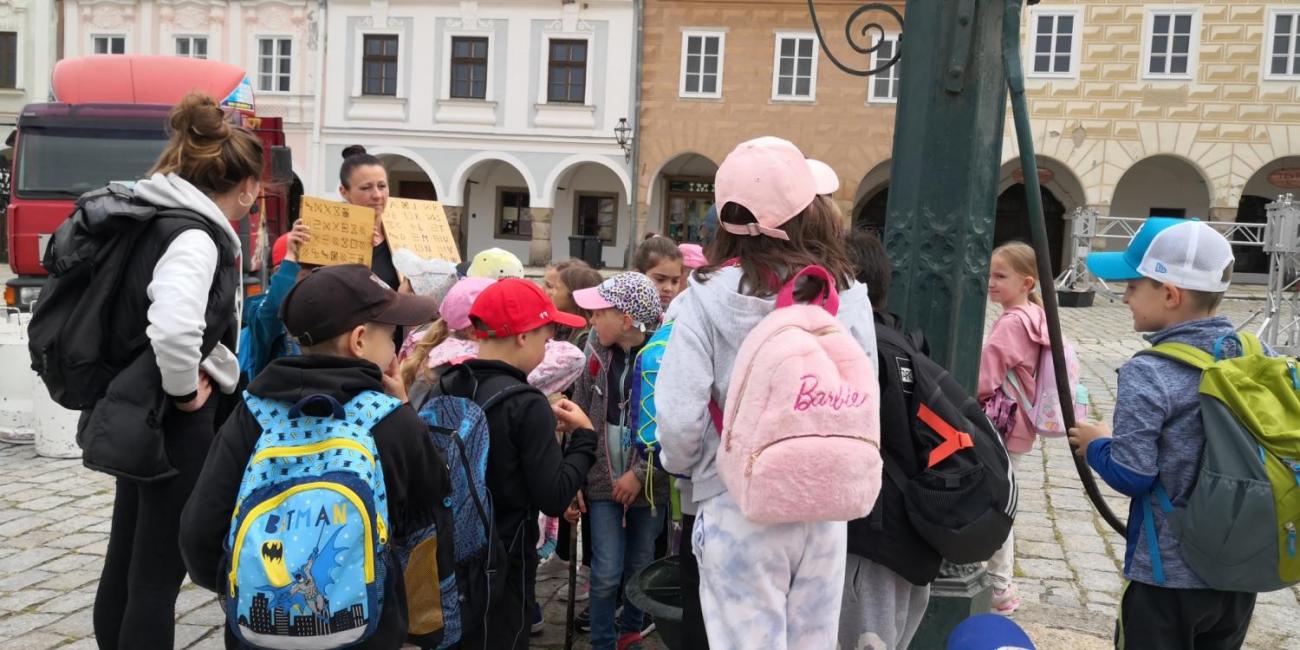 Výlet do Telče za dračím vejcem  1.A