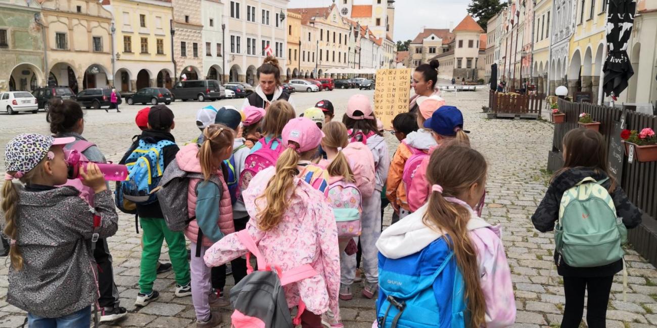 Výlet do Telče za dračím vejcem  1.A
