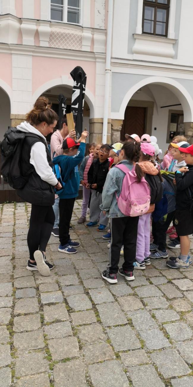 Výlet do Telče za dračím vejcem  1.A