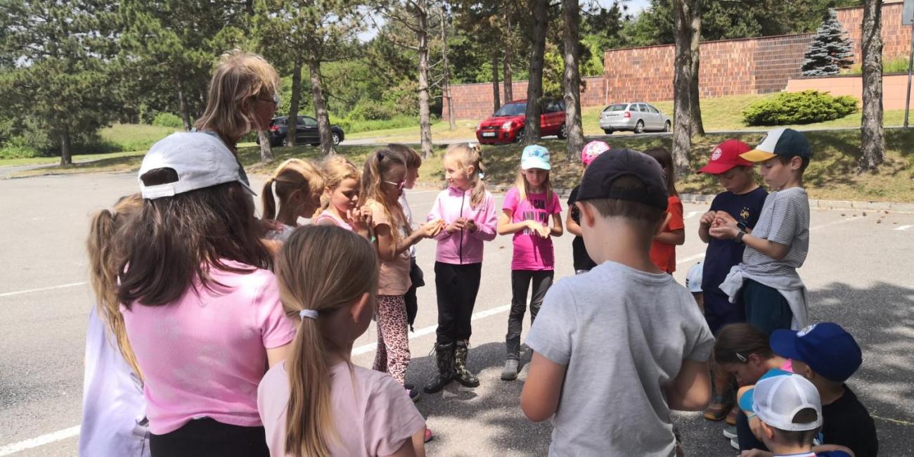 Modré žáby pod Šacberkem  1.A