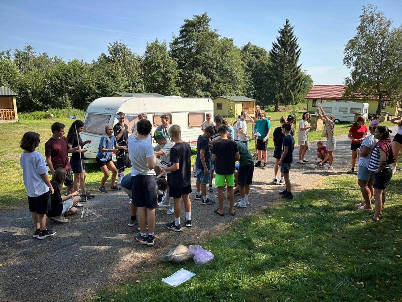 Zápis z výjezdu osmáků…