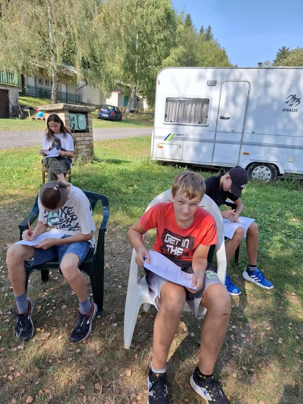 Zápis z výjezdu osmáků…