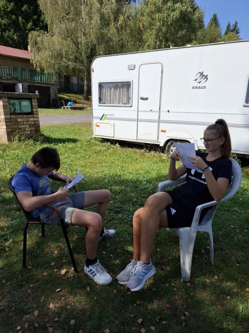 Zápis z výjezdu osmáků…