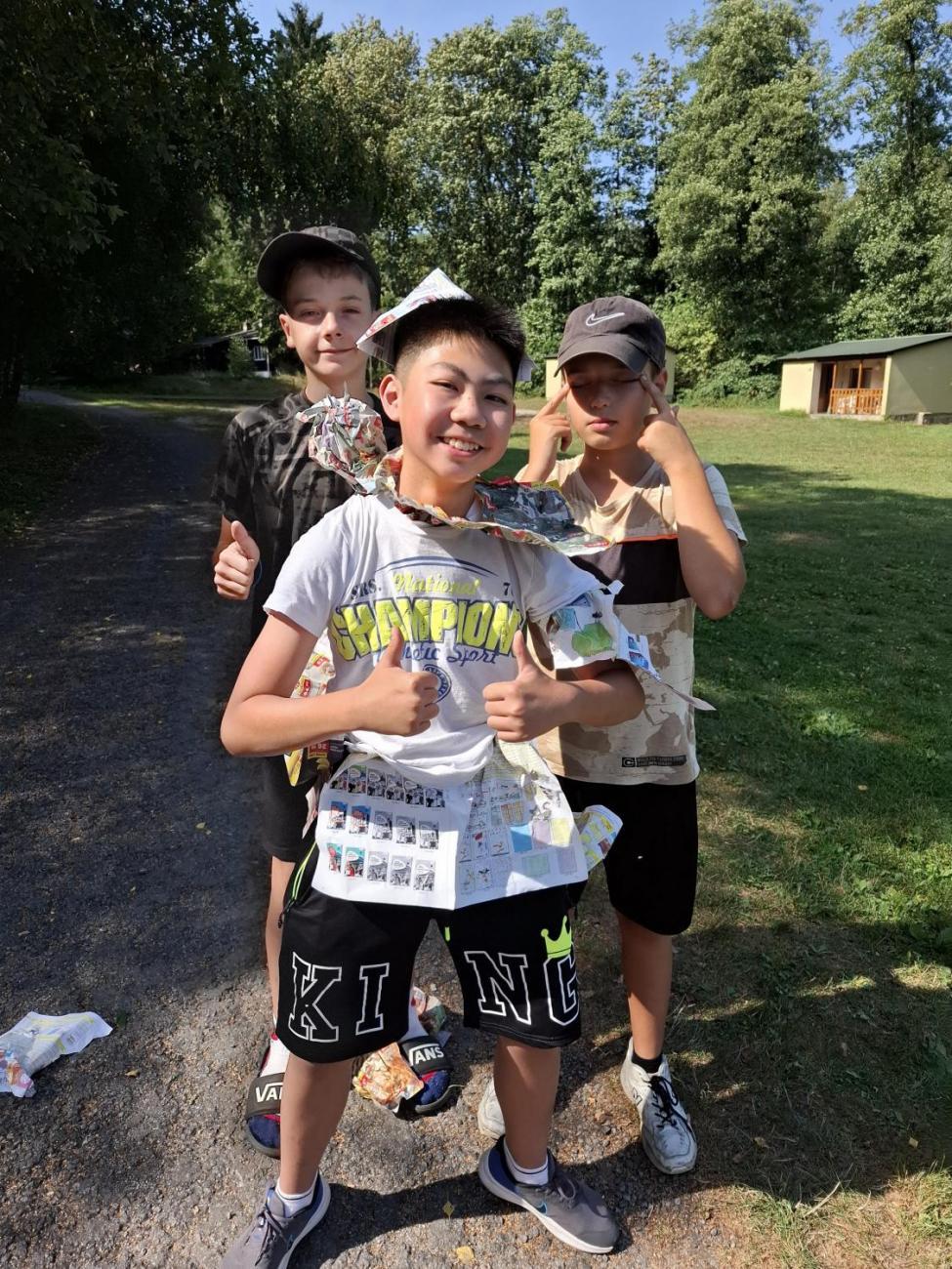 Zápis z výjezdu osmáků…