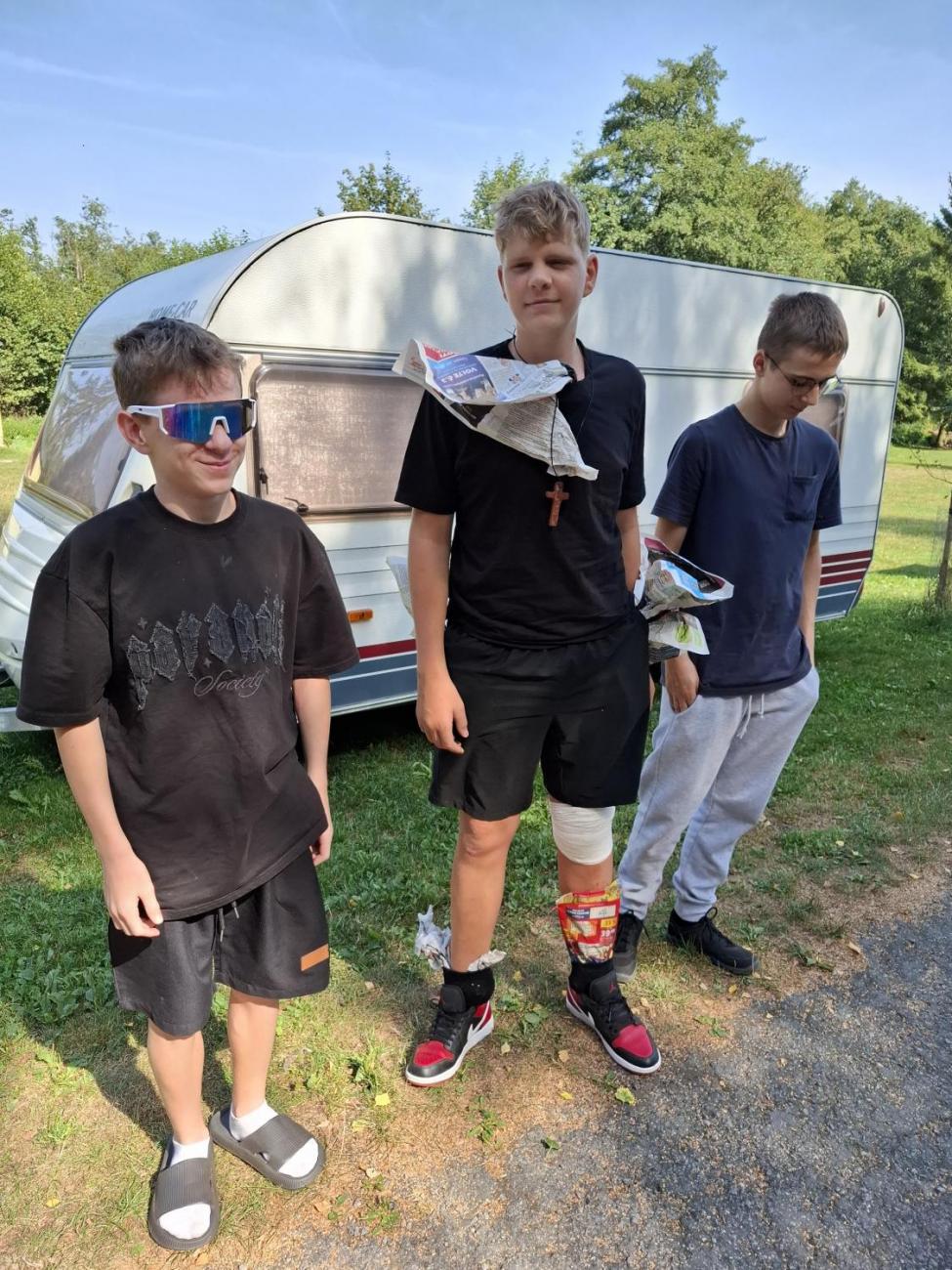 Zápis z výjezdu osmáků…