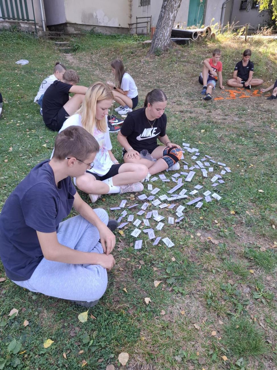 Zápis z výjezdu osmáků…