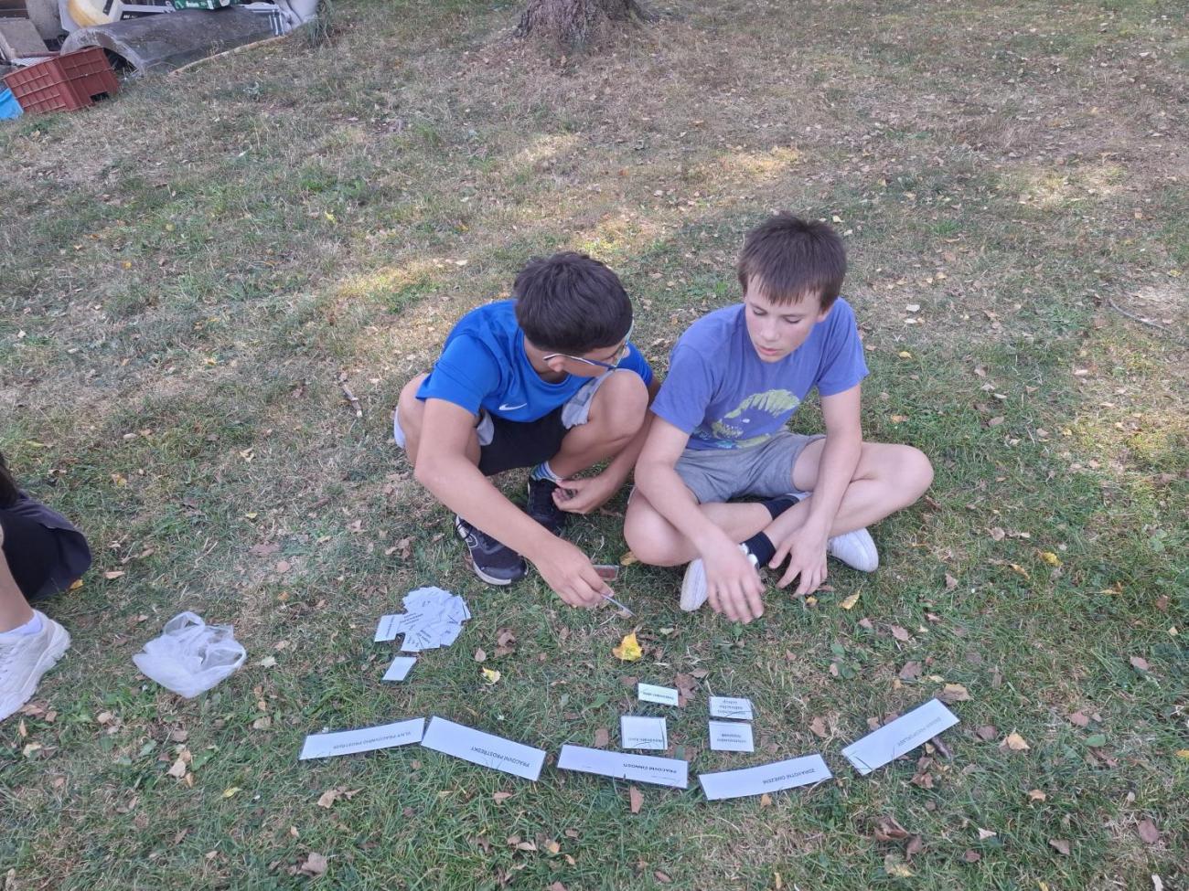 Zápis z výjezdu osmáků…