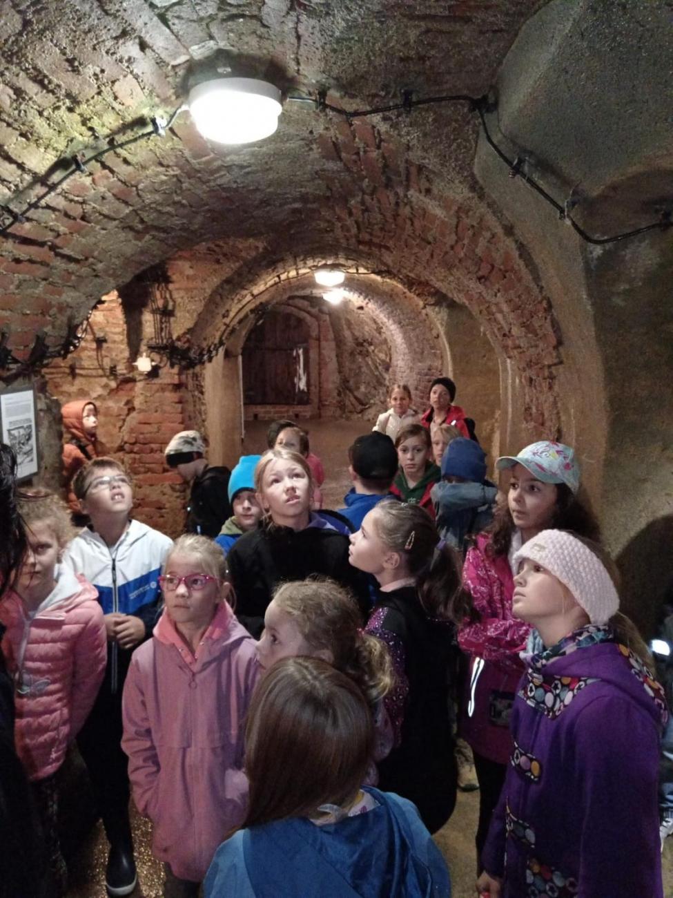 Návštěva jihlavského podzemí 3.B