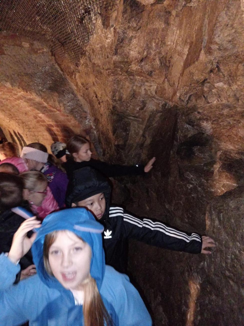 Návštěva jihlavského podzemí 3.B