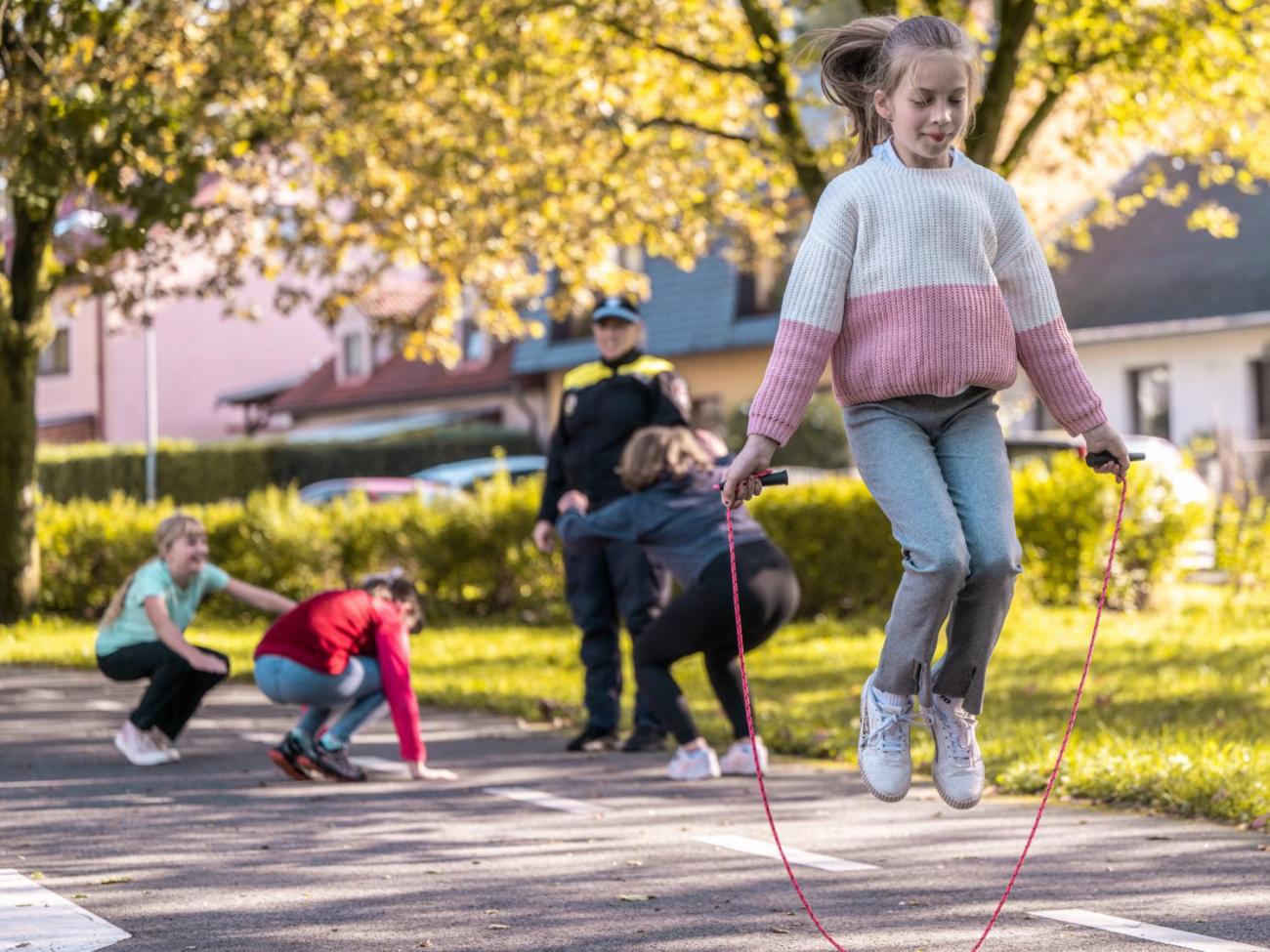 Dětský den na dopravním hřišti, 1. ročníky s 5.B