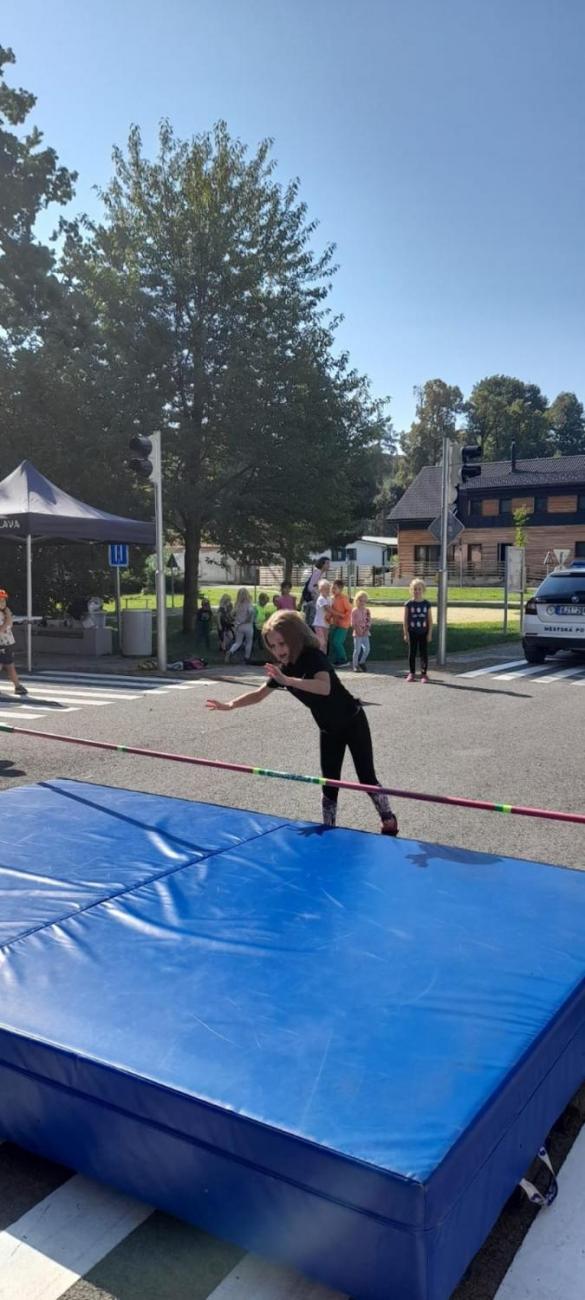 Dětský den na dopravním hřišti, 1. ročníky s 5.B